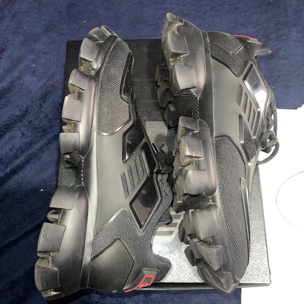 PRADA Cloudbust Thunder Knit Black Size 14 EU 47 - Picture 4 of 7